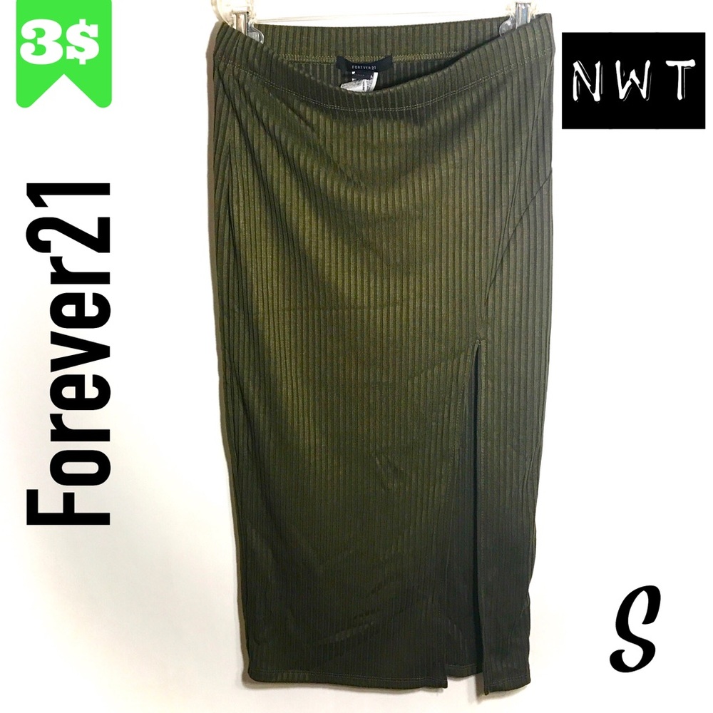 Slit Pencil Skirt